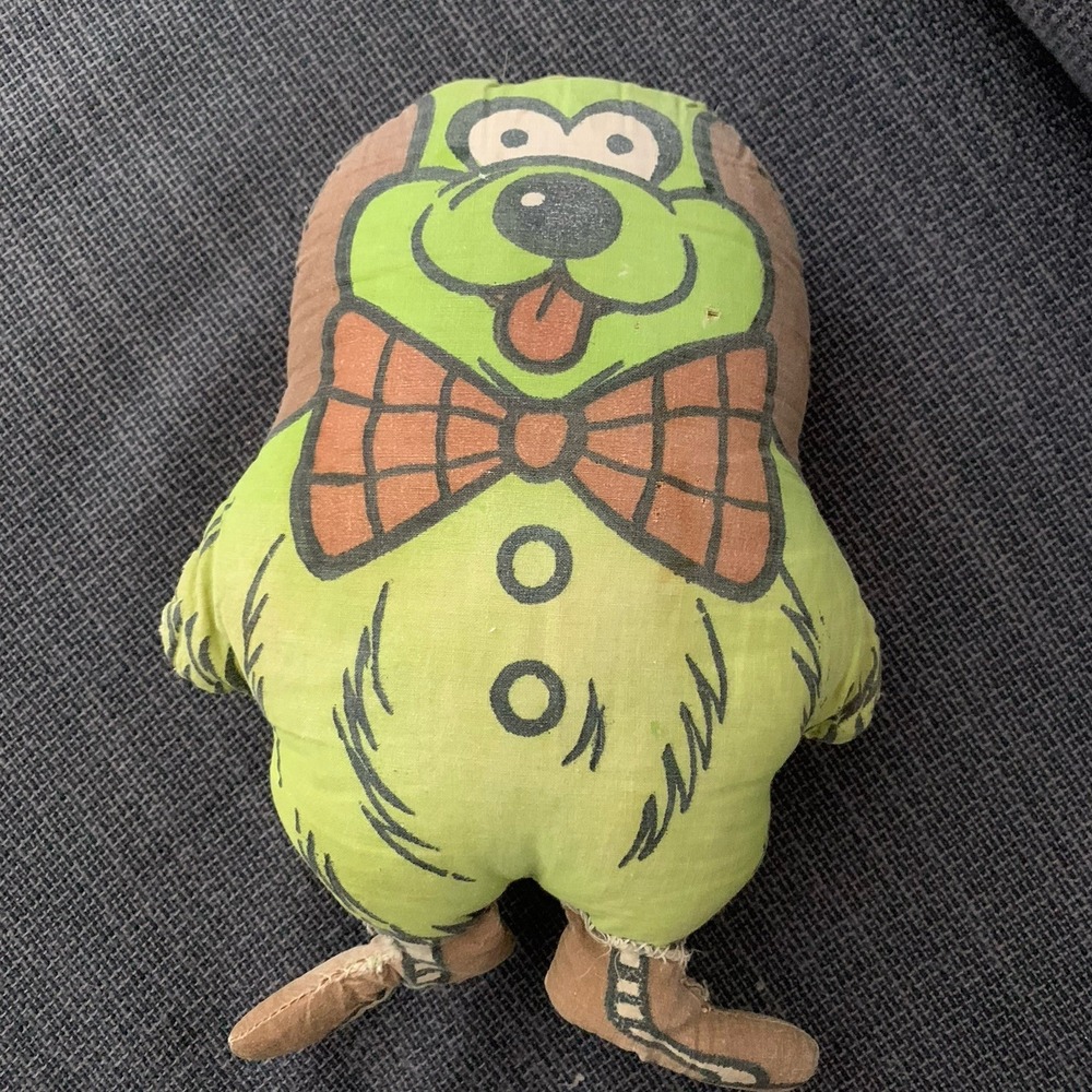 Rare Vintage 1969 Hanna Barbera Banana Splits 10" Fleegle Pillow Plush Doll